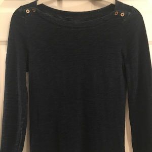 Size S Navy Blue J Crew Painter Shirt